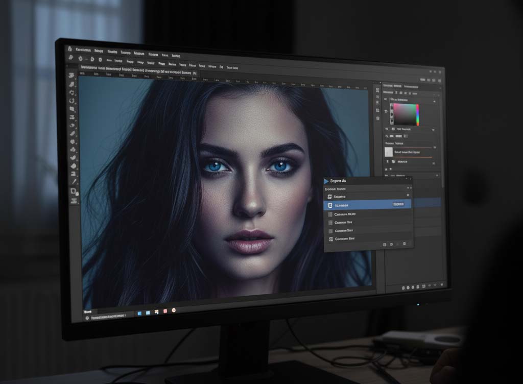 Adobe Photoshop Export As Ekranı