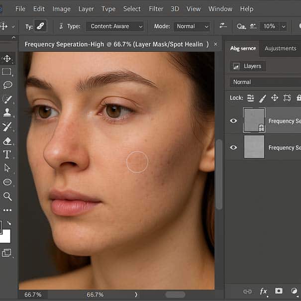 Photoshop ile Portre Retouching Teknikleri: 2025’te Kullanabileceğin 7 Güçlü Yöntem Adobe Photoshop Healing Brush Tool