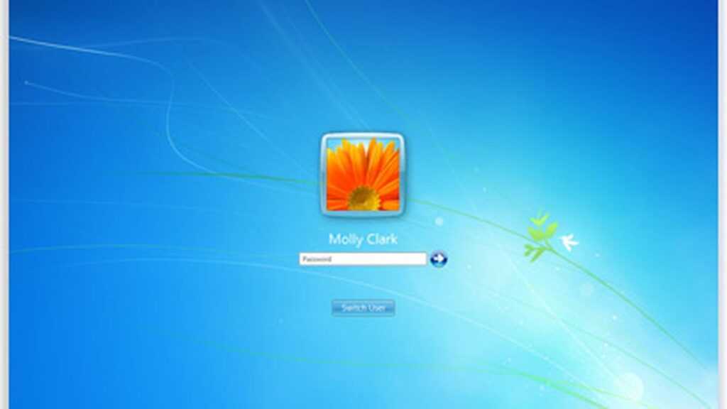 Windows 7 Kullanıcı Giriş Ekranı