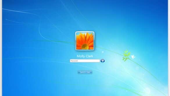 Windows 7 Kullanıcı Giriş Ekranı