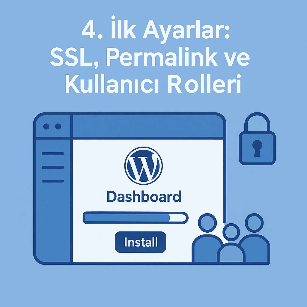 WordPress Kurulumu: 5 Dakikada Site Açma Rehberi (Adım Adım Anlatım) Wordpress ilk ayarlar